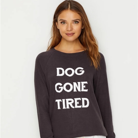 PJ Salvage Other - PJ Salvage Dog Gone Tired Pajama Top